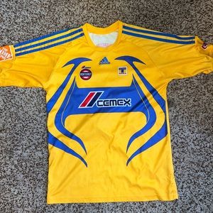 Tigres UANL youth soccer jersey
